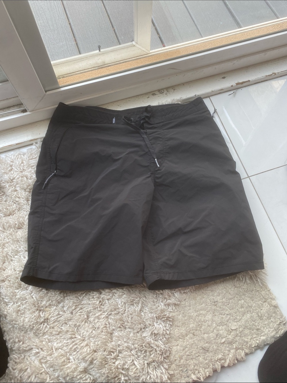 Men's Black  Outdoor Stretch Shorts